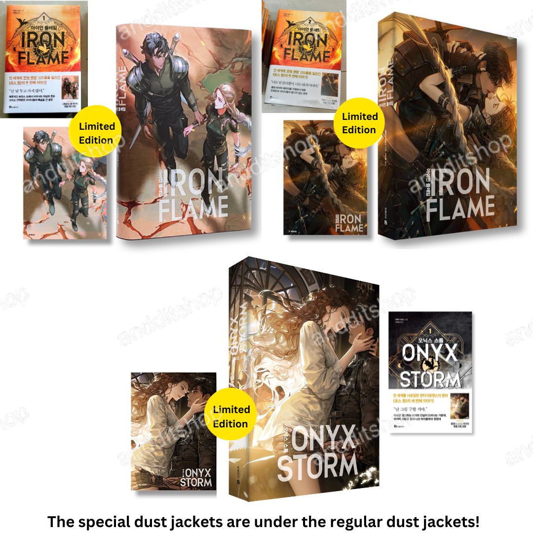 Onyx Storm (Korean First Edition) Art Dust Jacket Limited