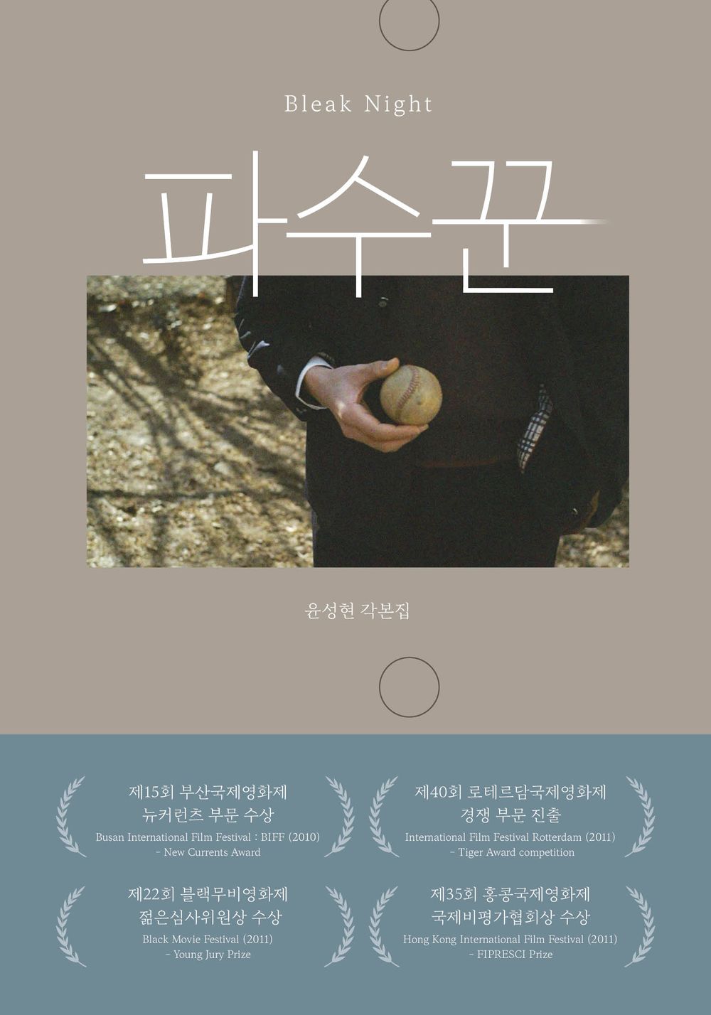 Bleak Night Korean Movie Scenario Script Book