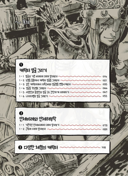 Dongho Kim's Character Drawing - Human Body Drawing Guide Korean