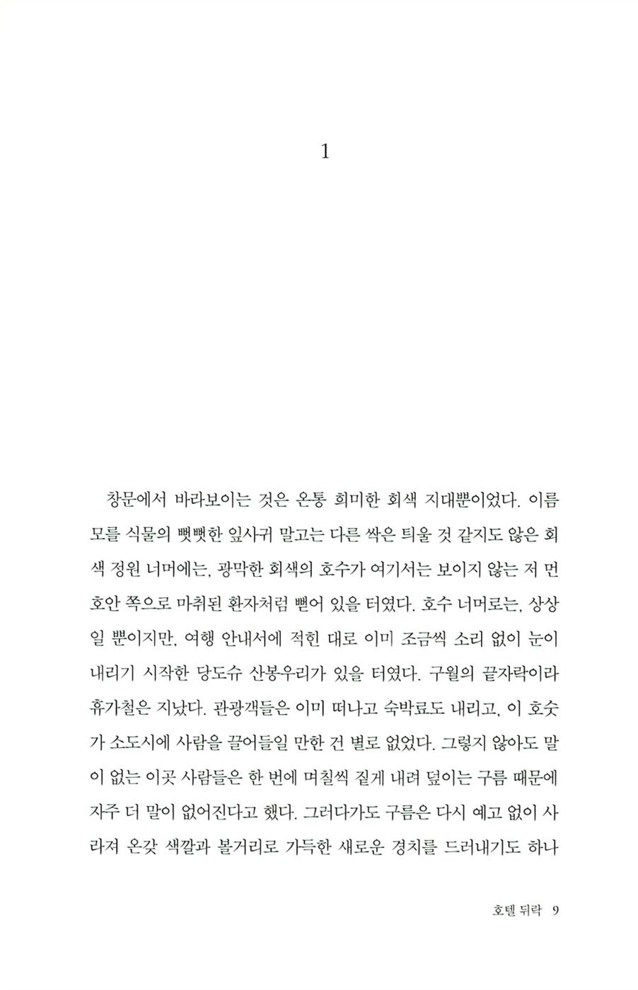 Hotel du Lac by Anita Brookner, Korean, 호텔 뒤락, 애니타 브루크너