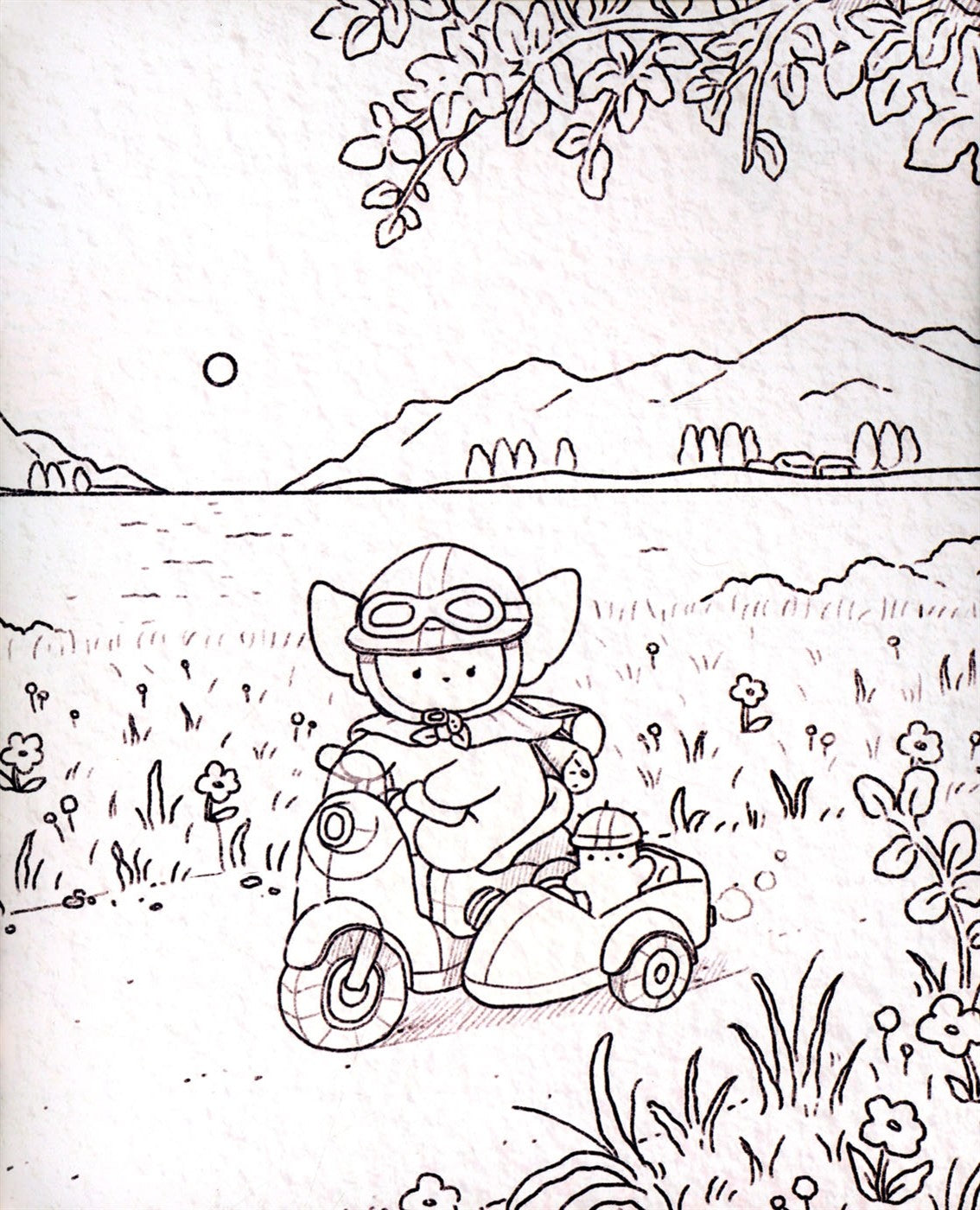 Desert Fox Sogeum's Four Seasons Coloring Korean