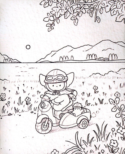 Desert Fox Sogeum's Four Seasons Coloring Korean