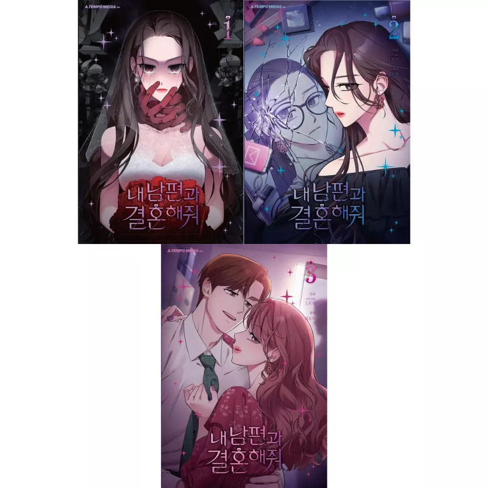 Marry My Husband Vol 1-3 Set Korean Webtoon Comics Manhwa