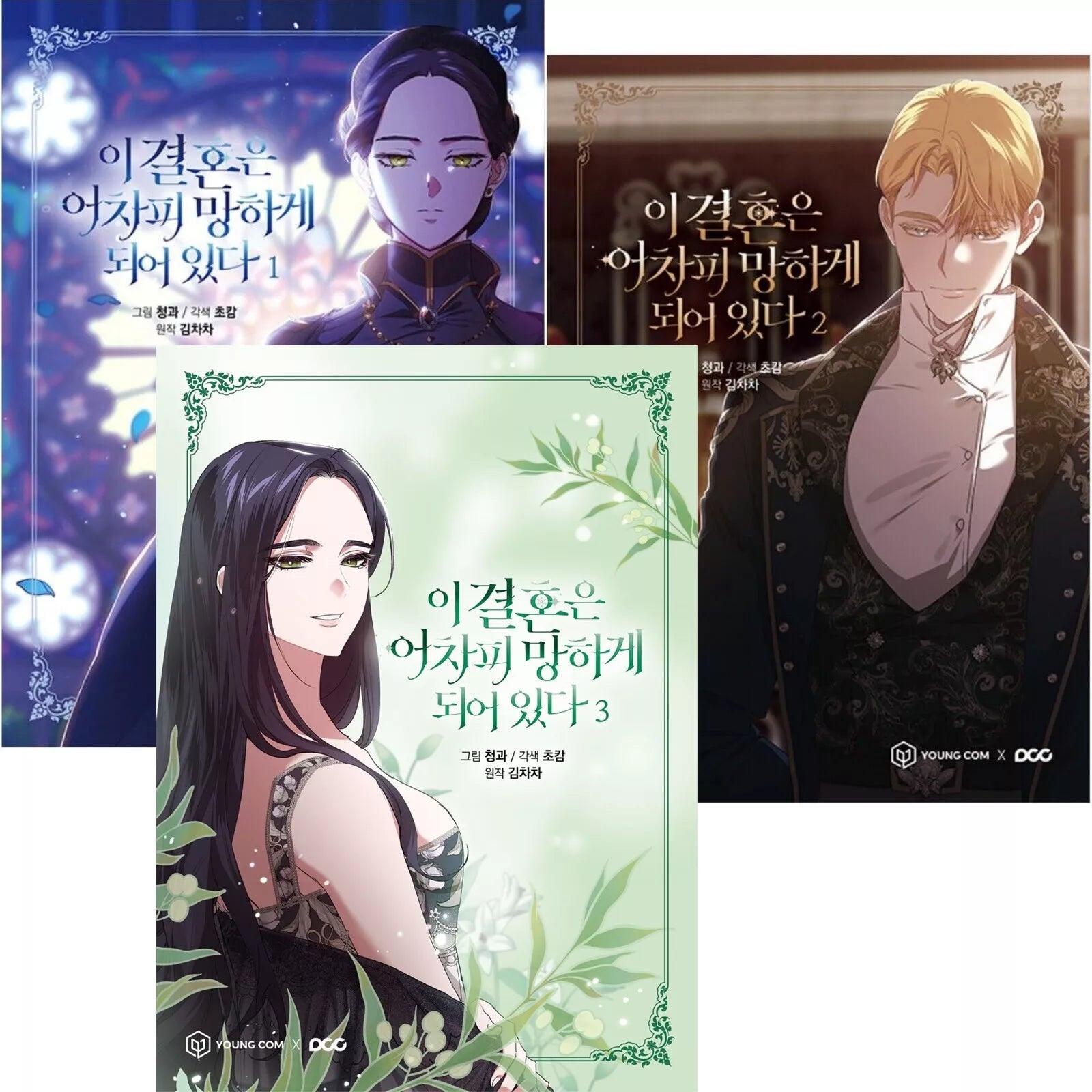 The Broken Ring: This Marriage Will Fail Anyway Vol 1-3 Set Book Comics Manga