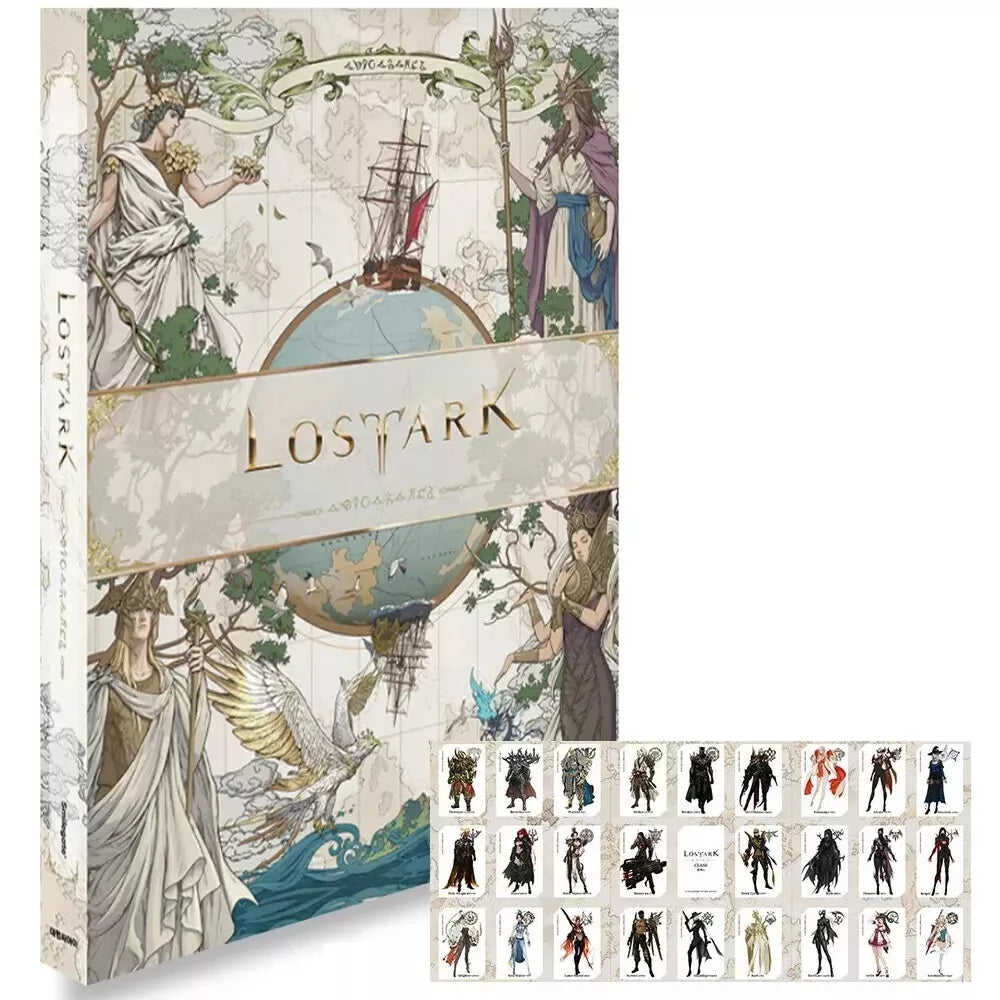 Lost Ark Set Up Art Book Photocards Collect Korean Official Concept Artbook
