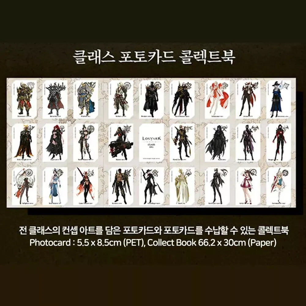 Lost Ark Set Up Art Book Photocards Collect Korean Official Concept Artbook