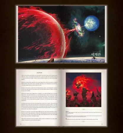 Lost Ark Set Up Art Book Photocards Collect Korean Official Concept Artbook