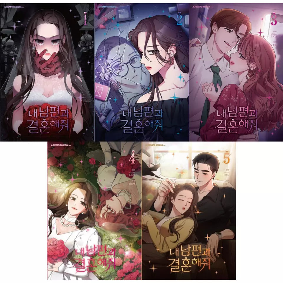 Marry My Husband Vol 1-5 Set Korean Webtoon Book Manhwa Comics Manga