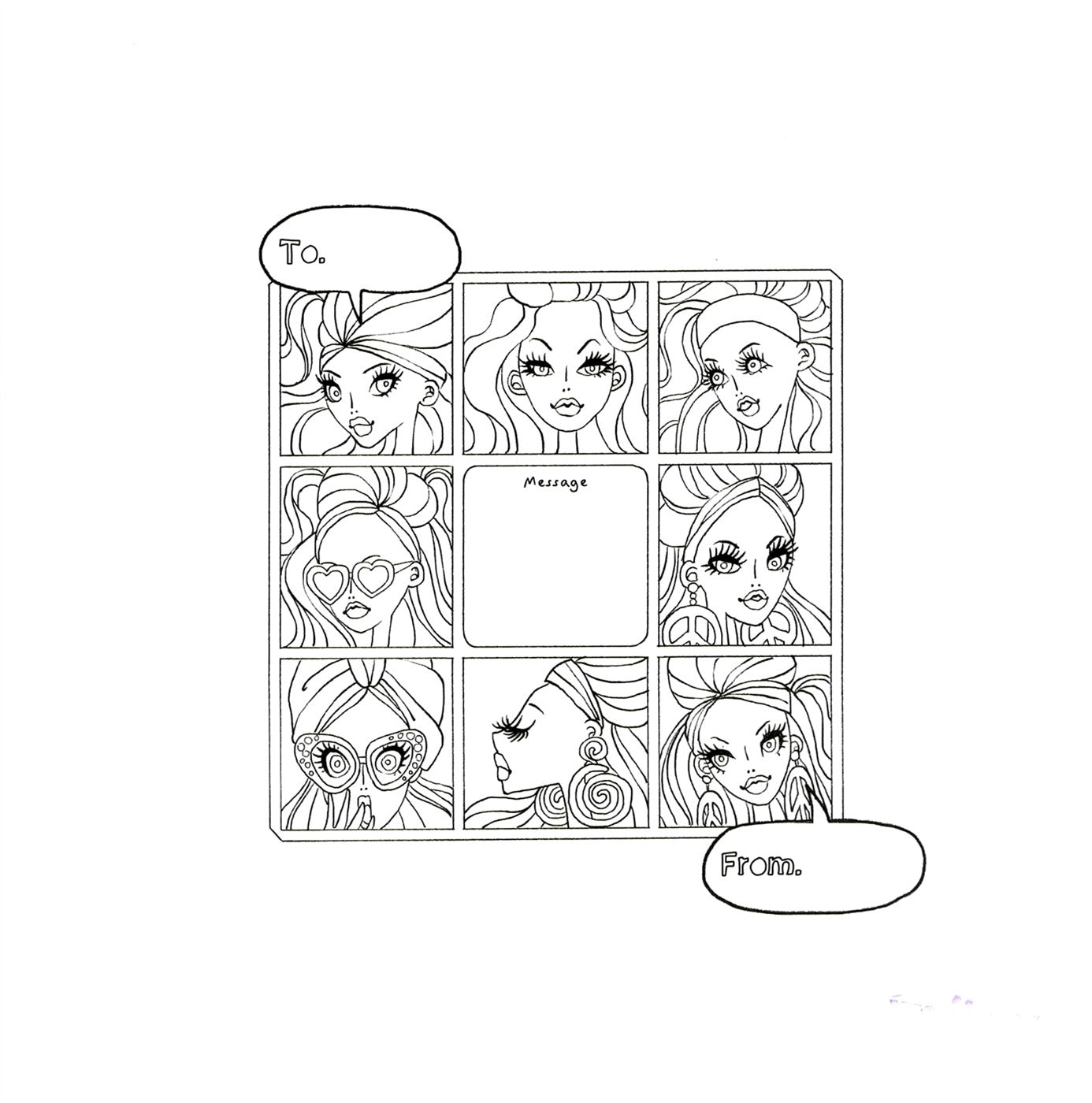 The Birth of Fashion - Coloring Book Korean